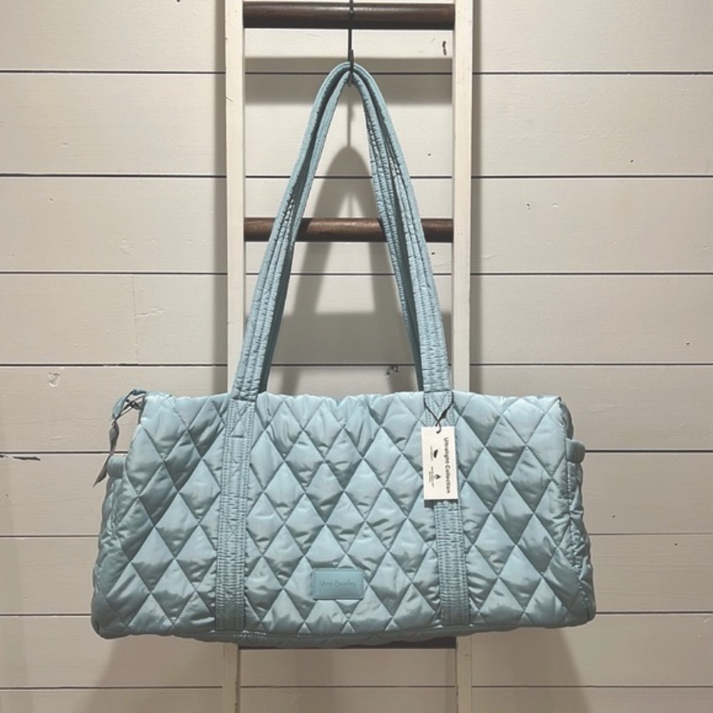 Vera Bradley Ultralight Large Duffel in Vintage Denim, NWT